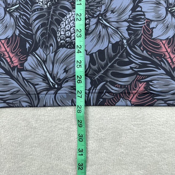 Waggle Polo Shirt Mens Medium Multicolor Floral Golf Performance Stretch Casual - Picture 9 of 9